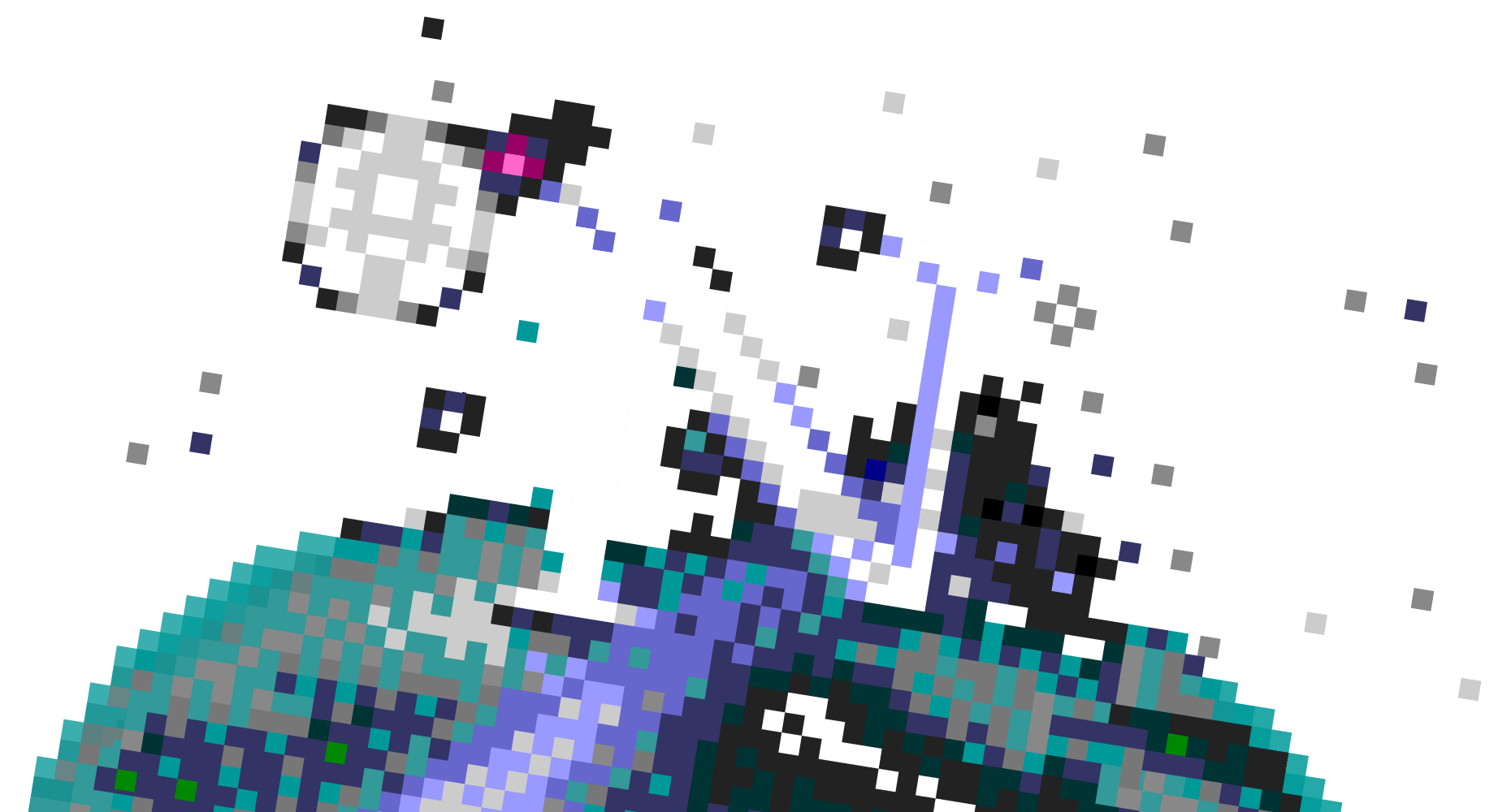 Netscape Navigator logo big extended tilted