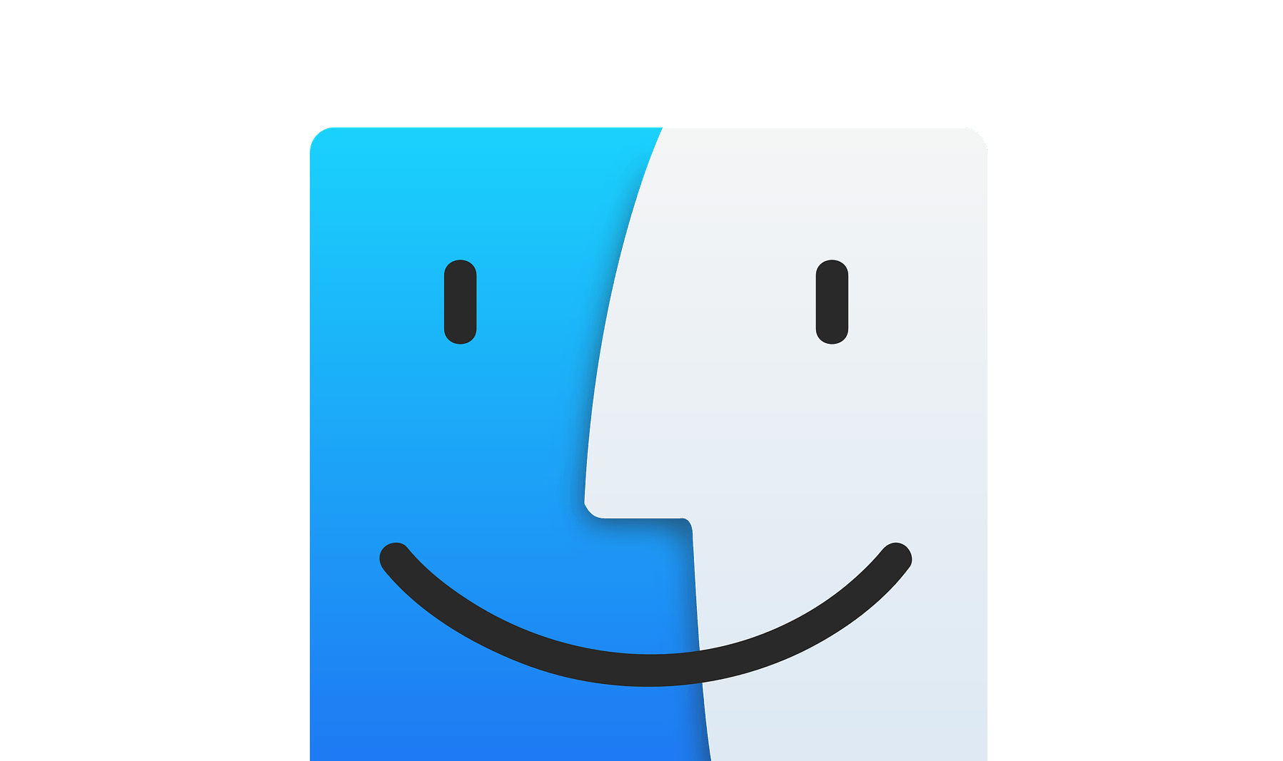 macOS logo double face