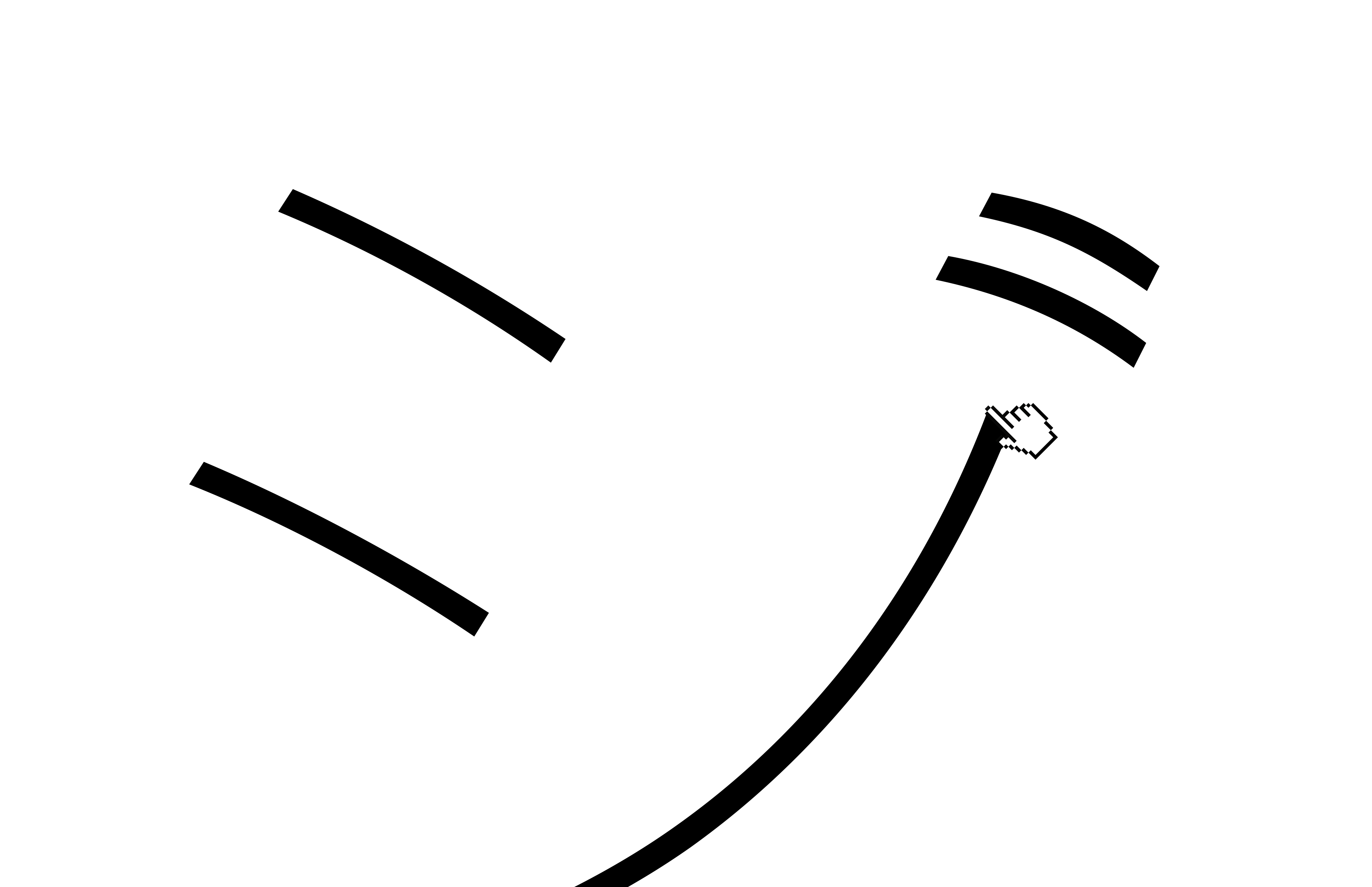 Japanese ジ face made to smile with windows pointer