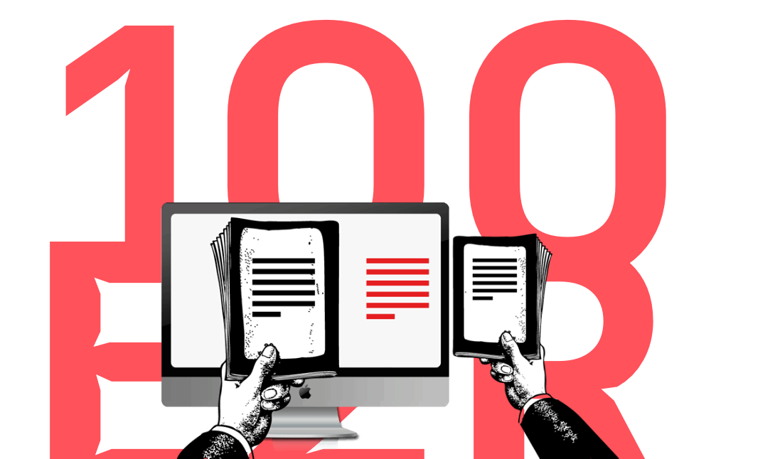 Responsive typography reading distance, 100e2r