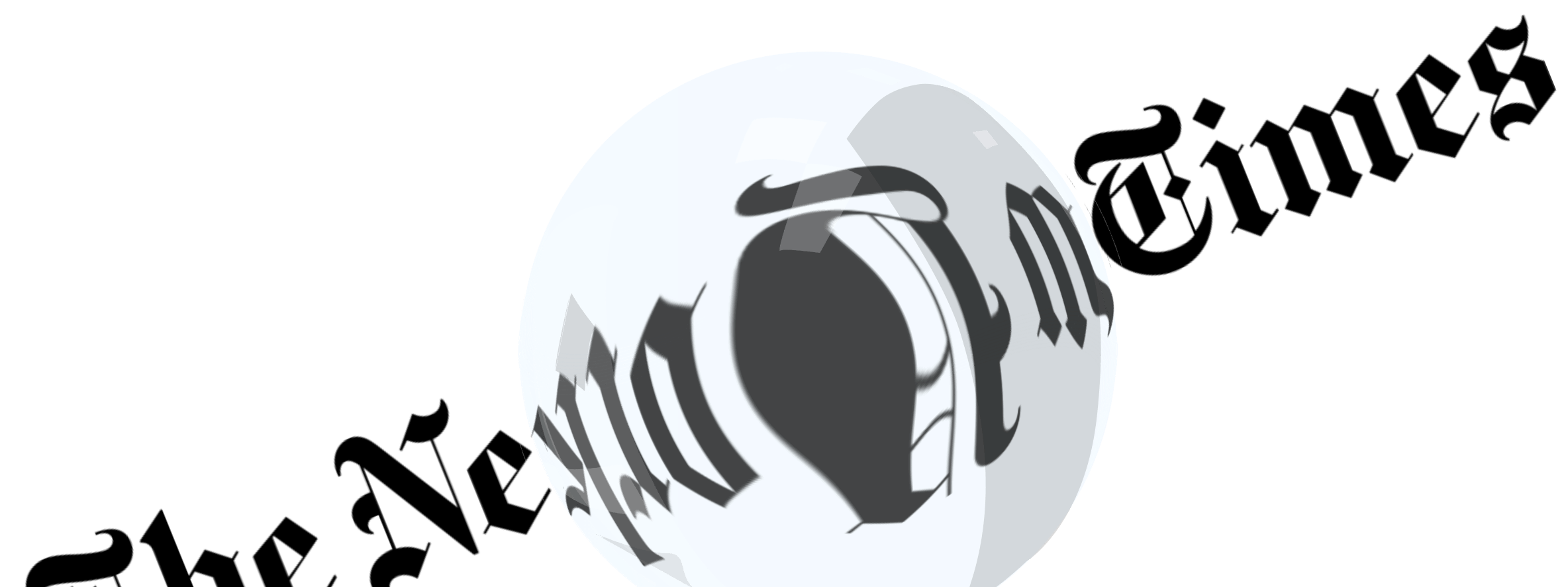 New York Times Logo Crystal Ball