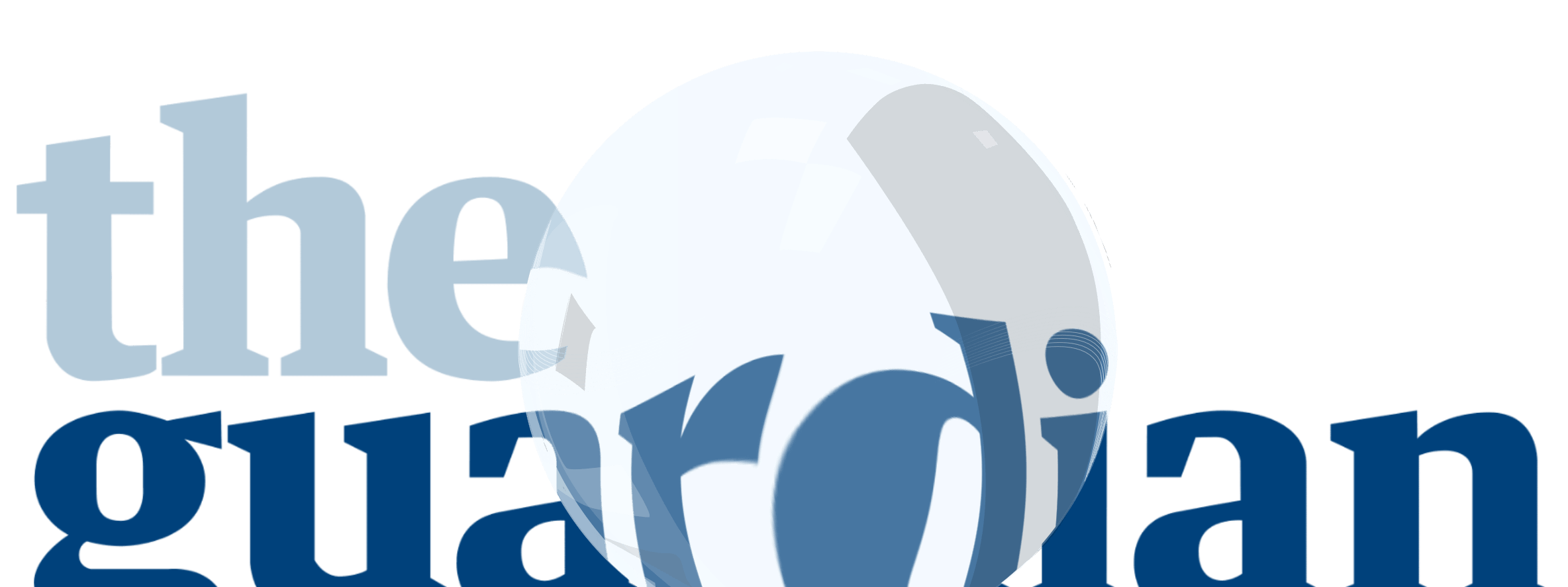 the future of news: the guardian logo crystal ball
