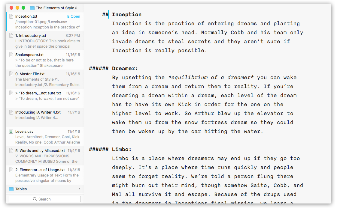 ia writer android change font mac