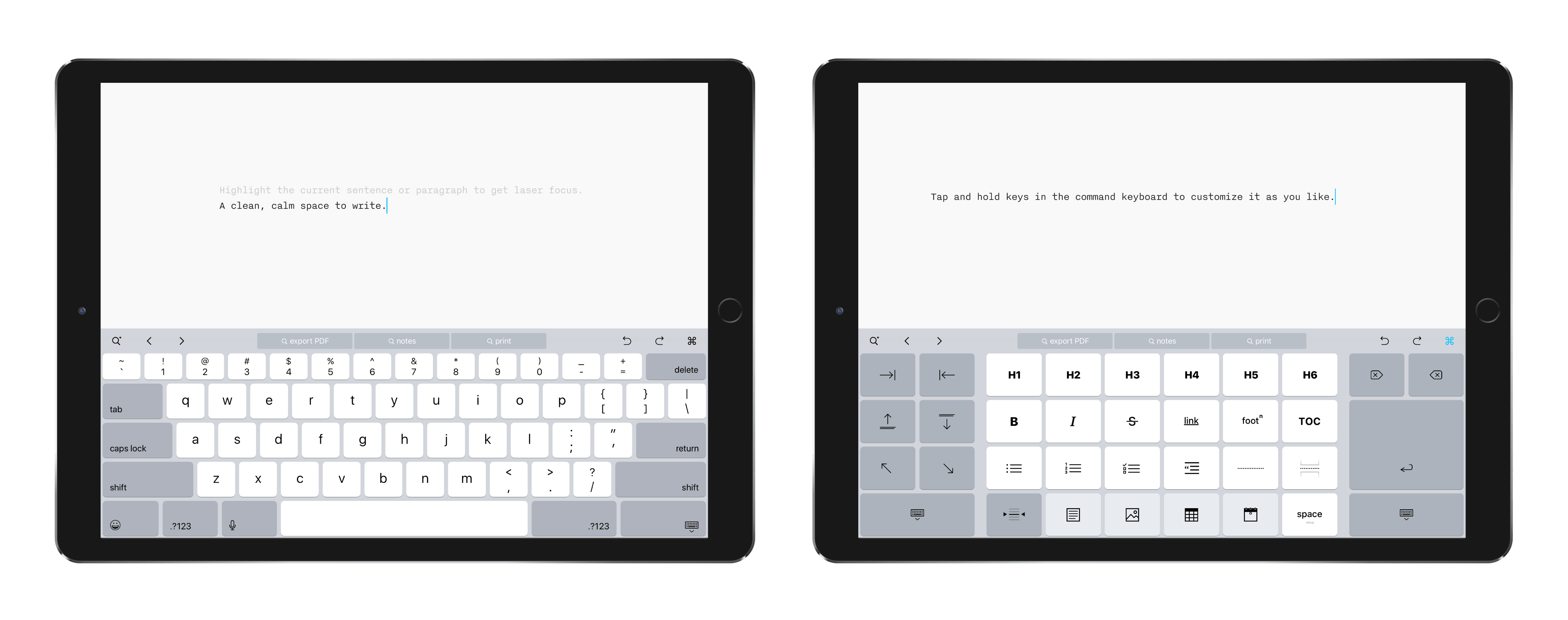 iA Writer 5 for iPad Quicksearch