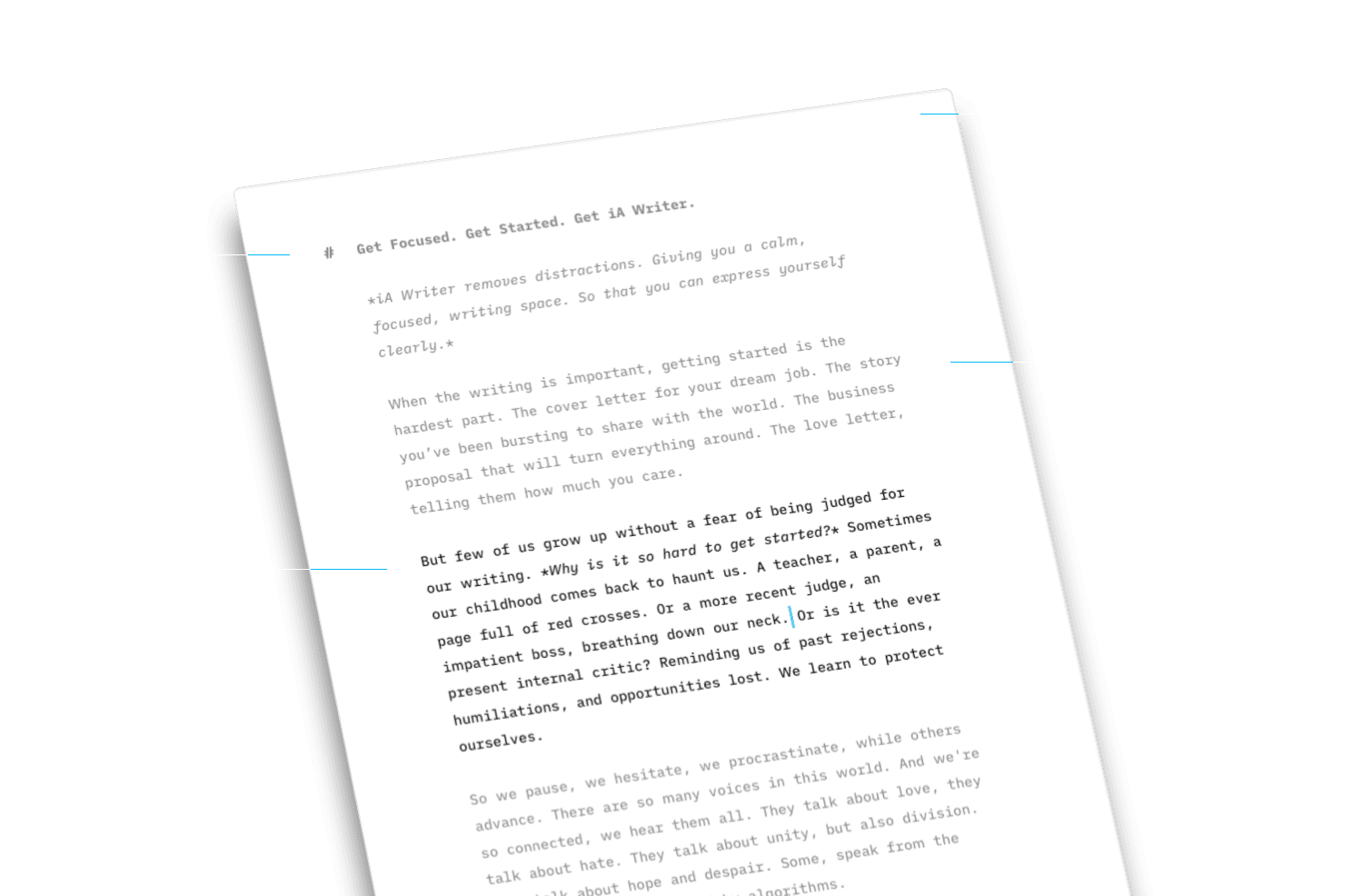 notes template ia writer