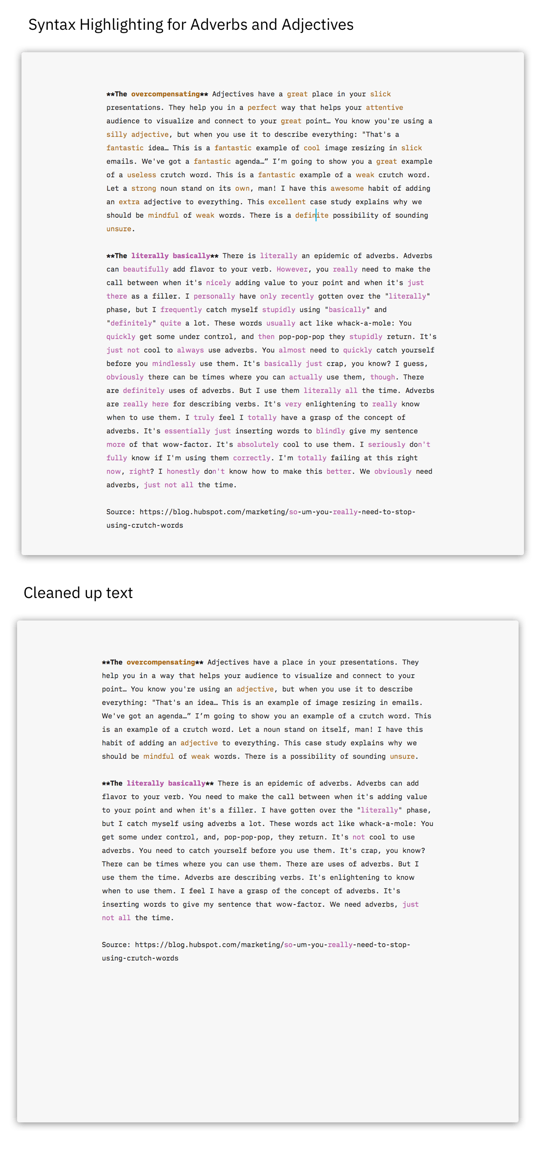 Comparing Focus Mode in Microsoft Word with iA Writer’s original Focus Mode