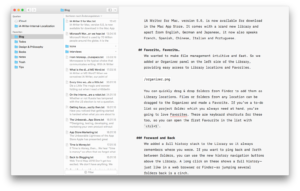 iA Writer 5 for Mac with a New Library