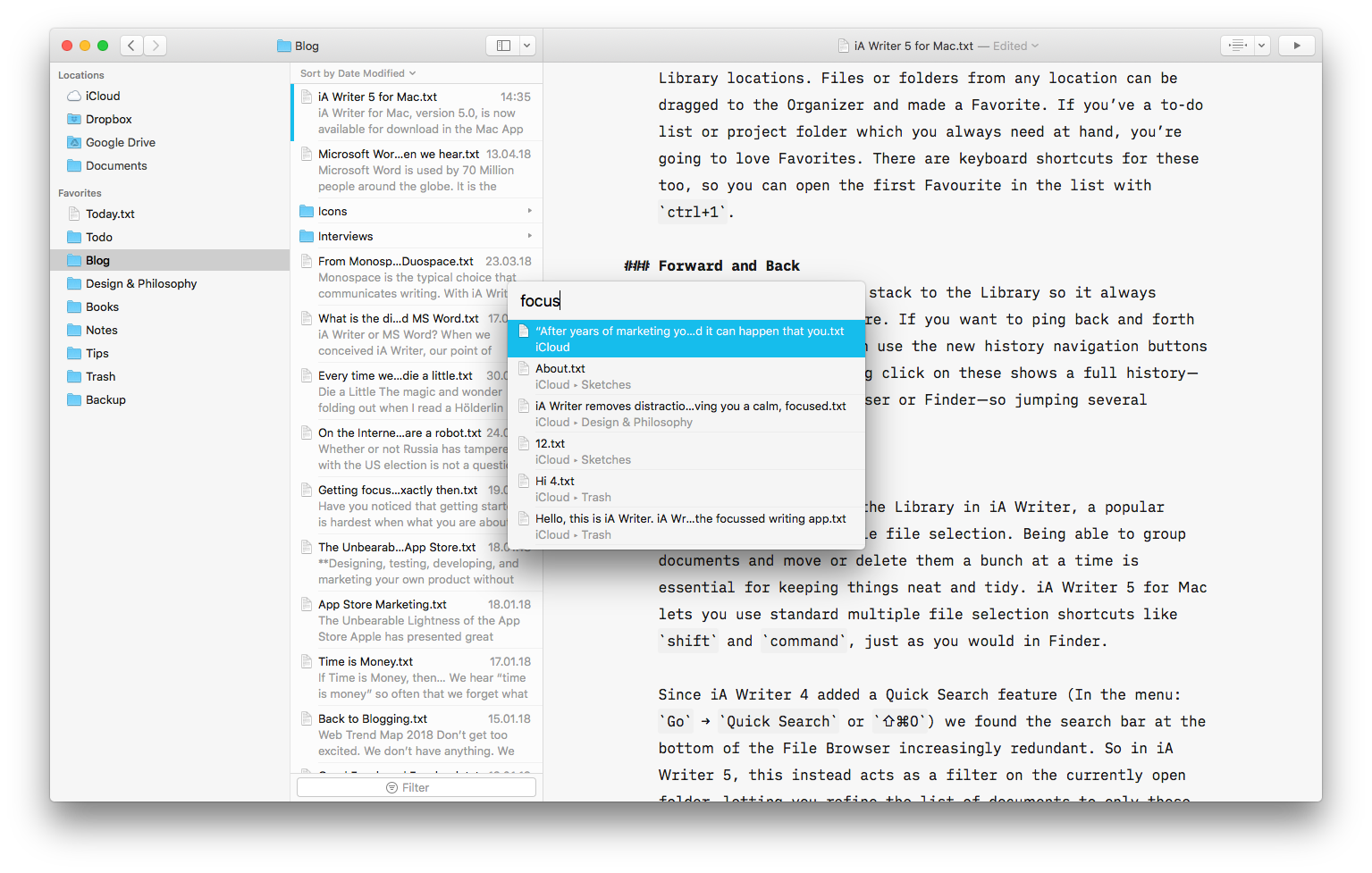 ia writer for mac