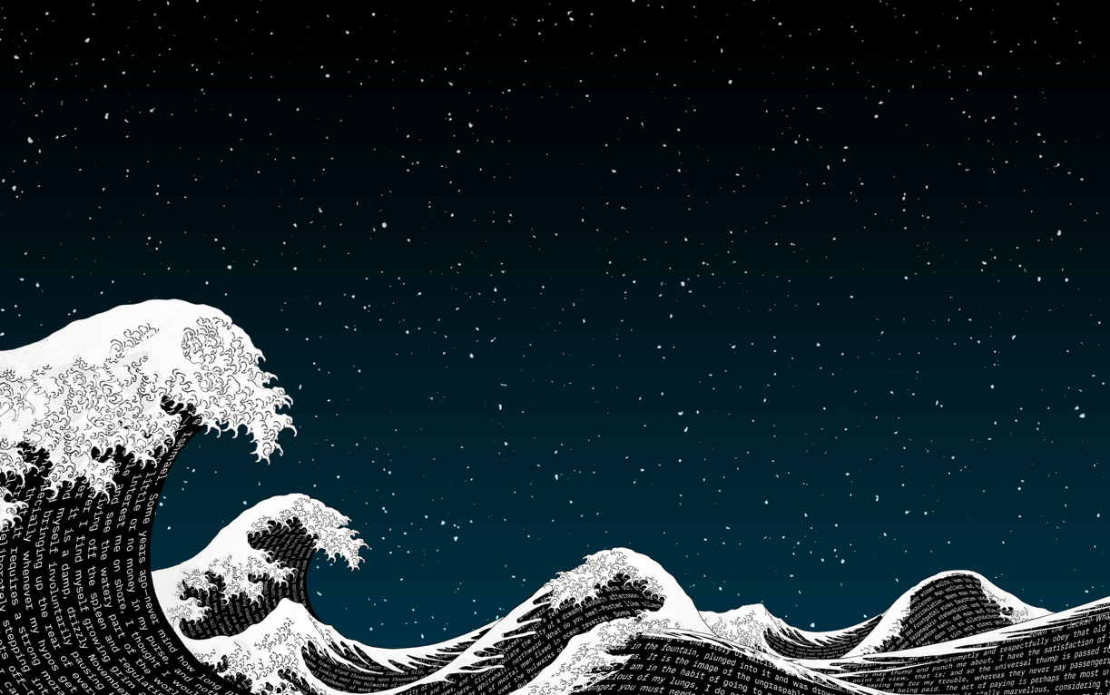 hokusai wallpaper