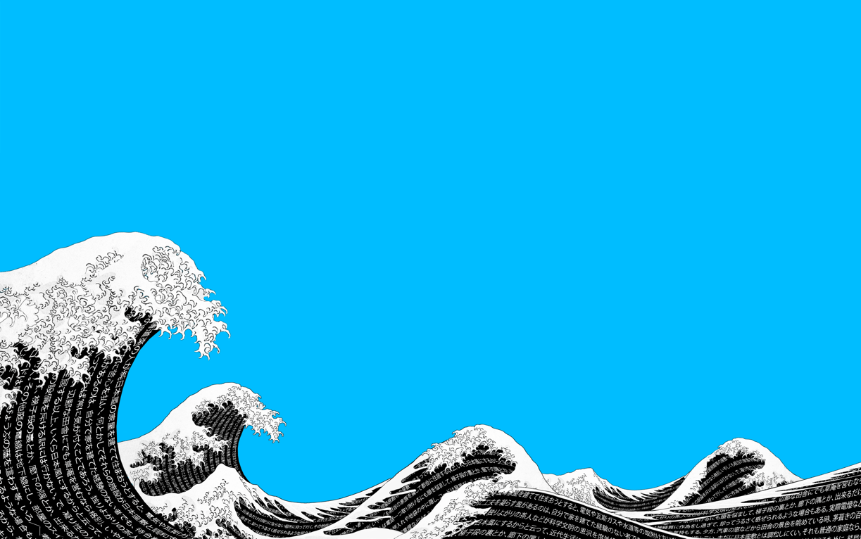 Desktop Background Hokusai x iA Writer