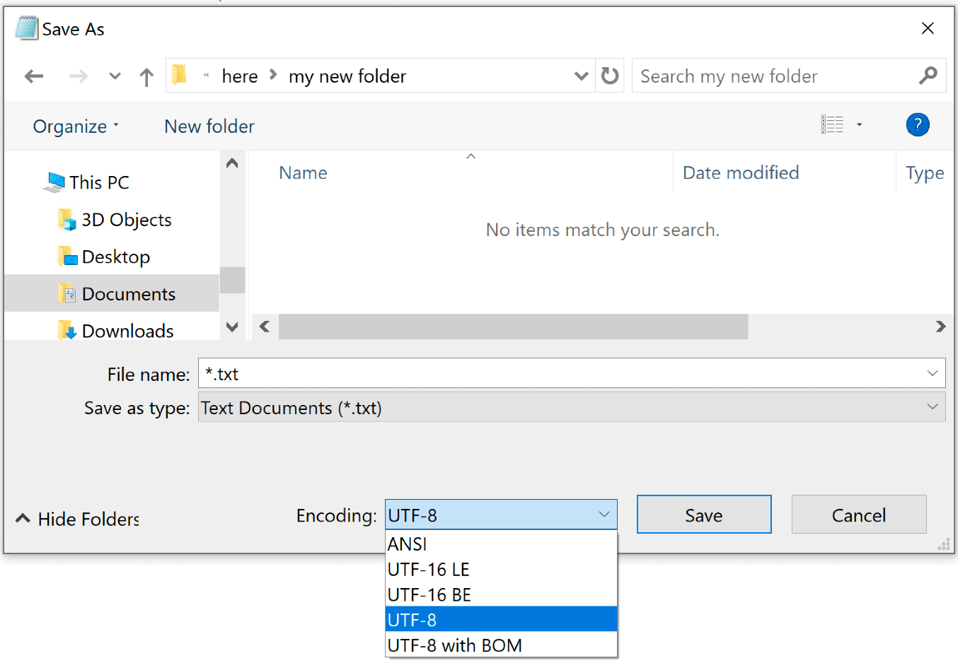 plain text document encoding