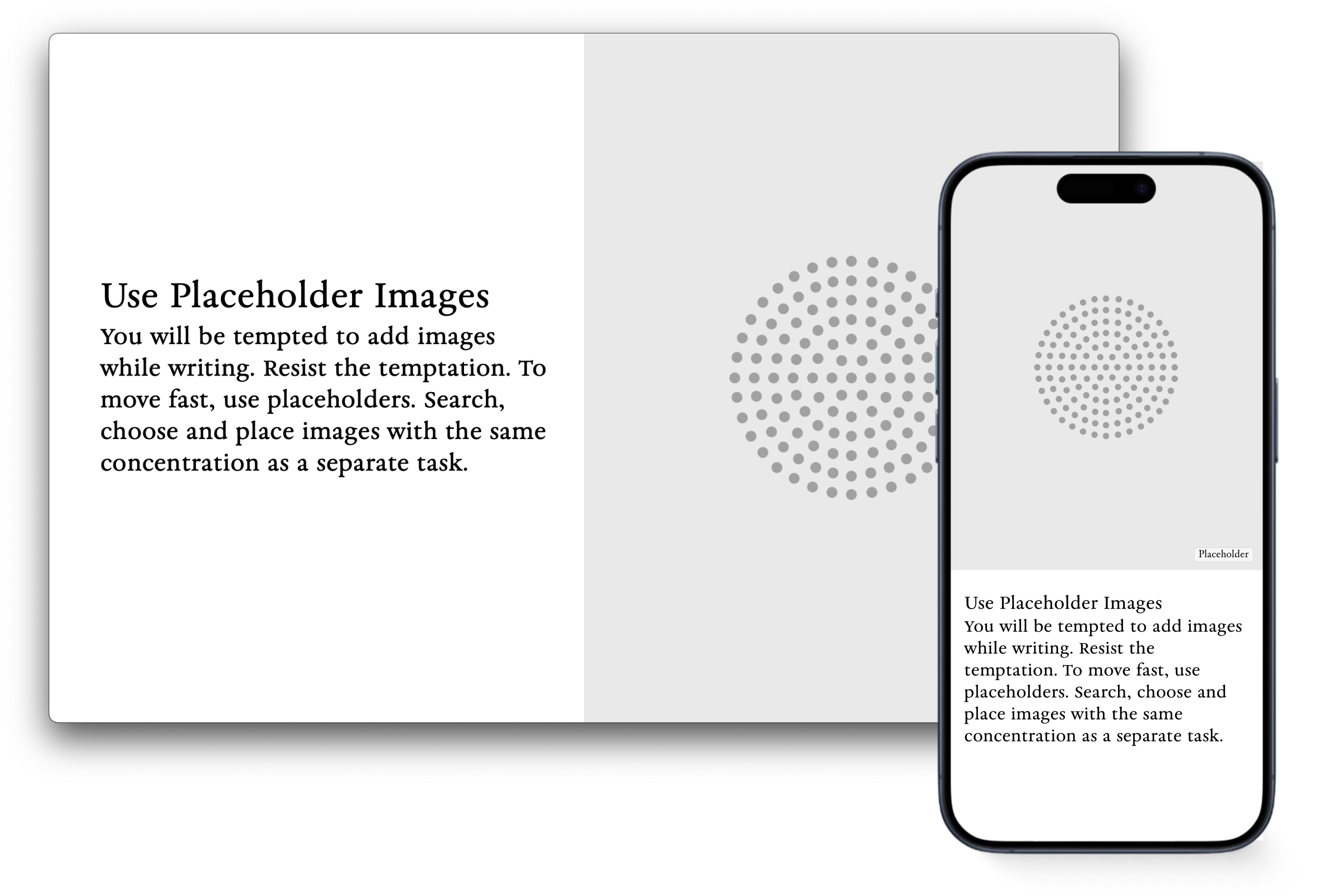 Two Columns Desktop Mobile Garamond