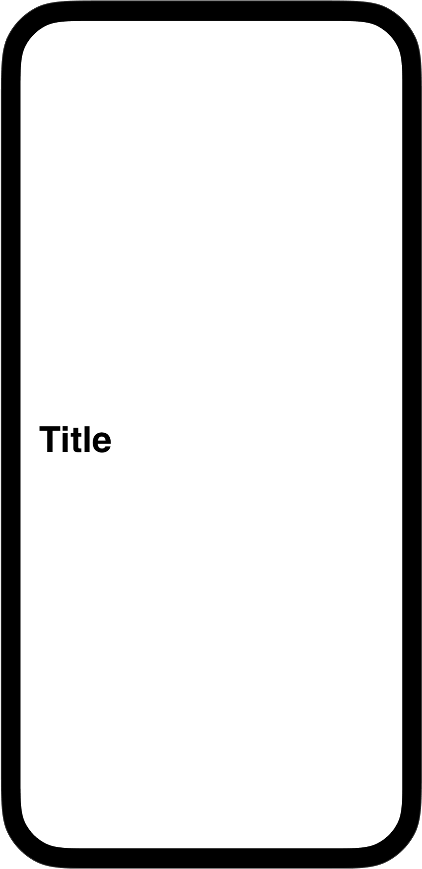 A slide showcasing how titles are rendered.