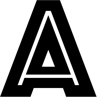 Capital A., from the Phosphat typeface