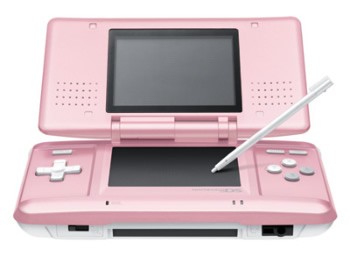 Nintendo DS in pink