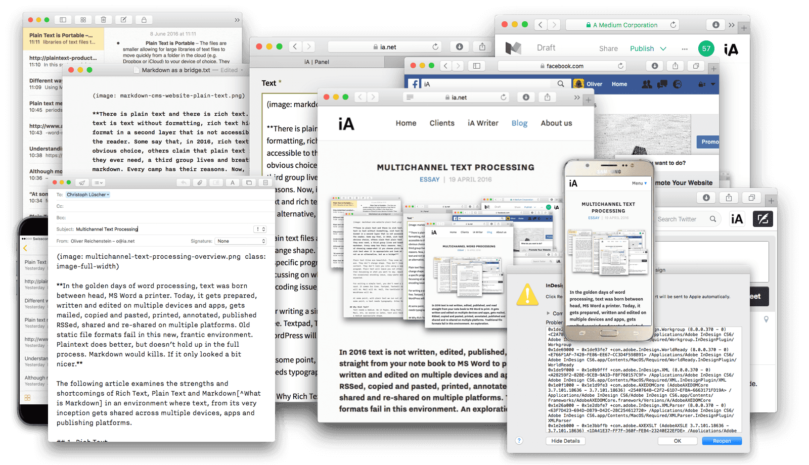 Word processor for term paper