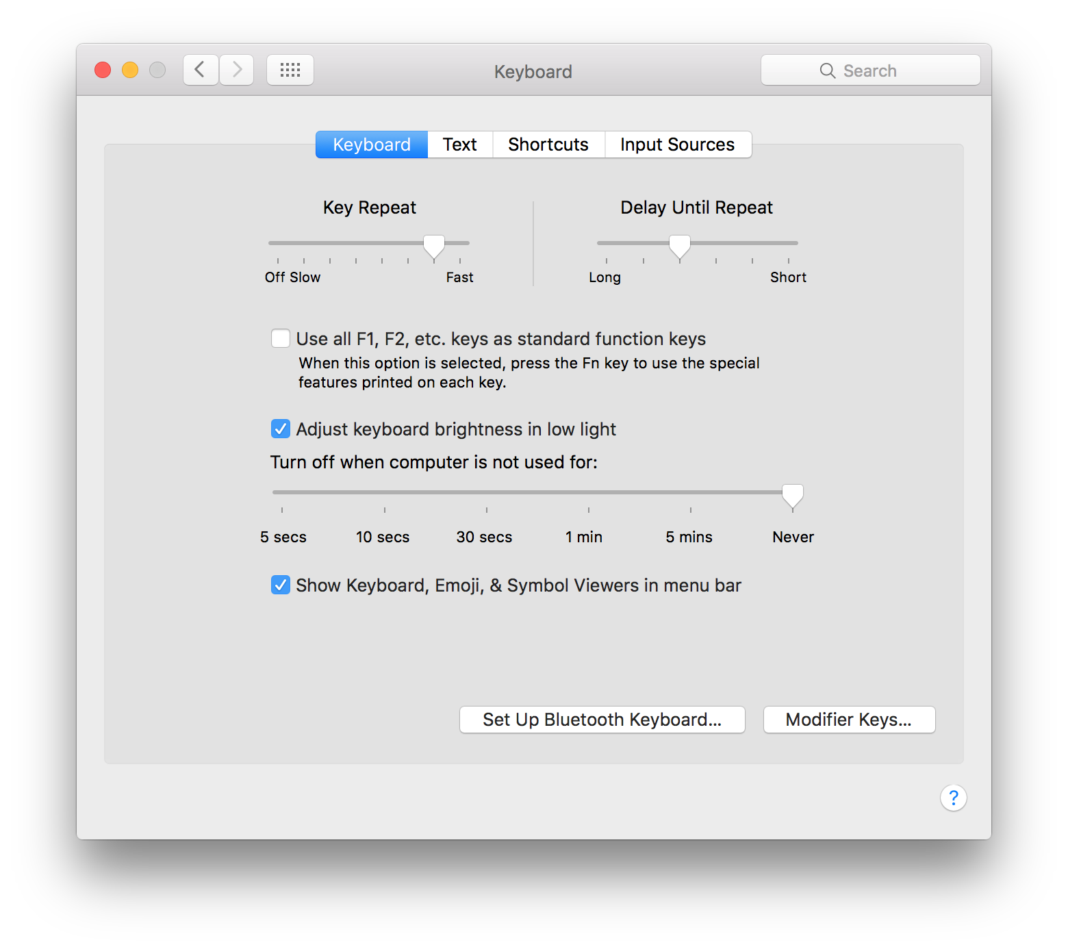 No automate character button for mac pro