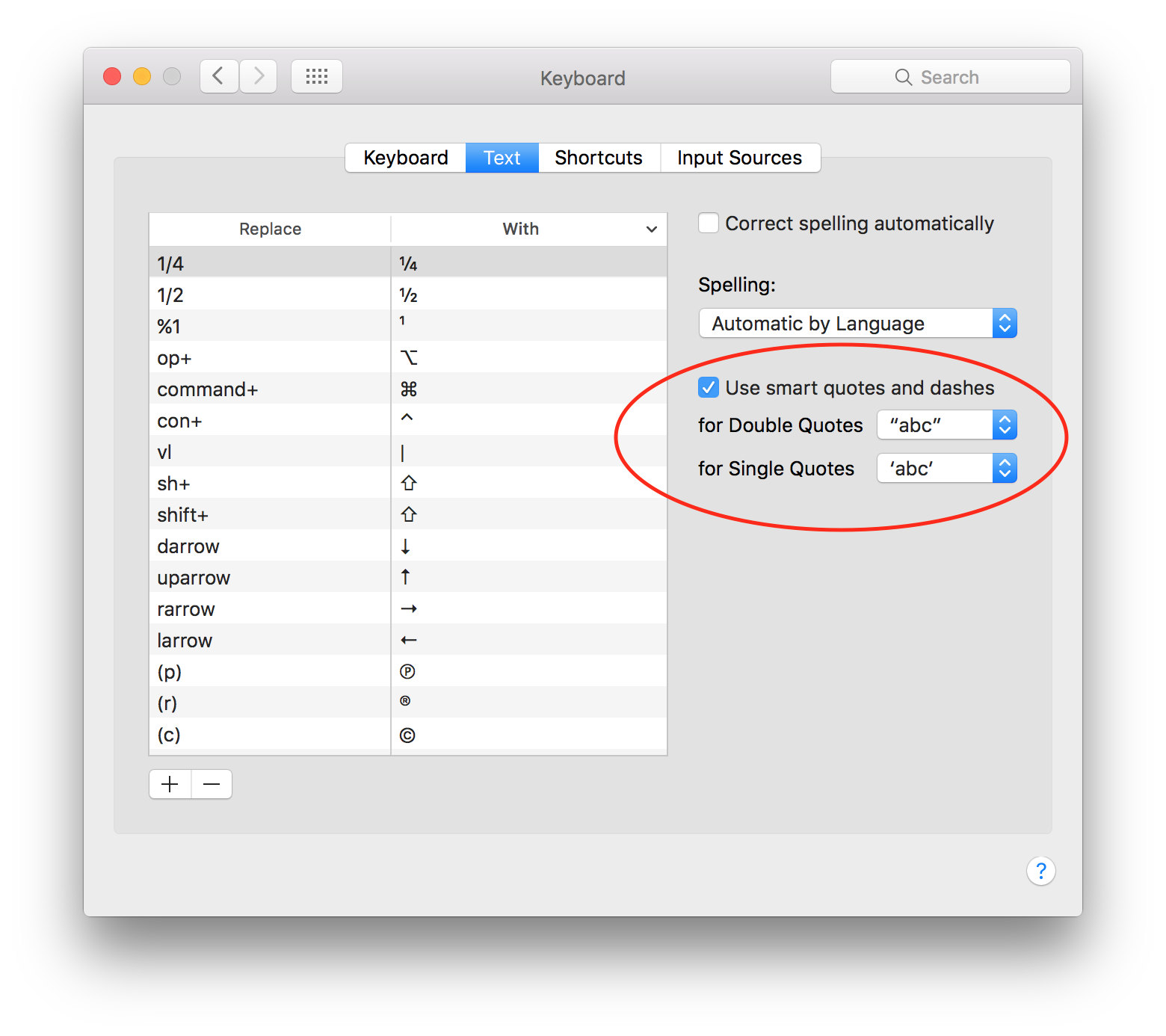 how tochange quotation marks in a word for mac document